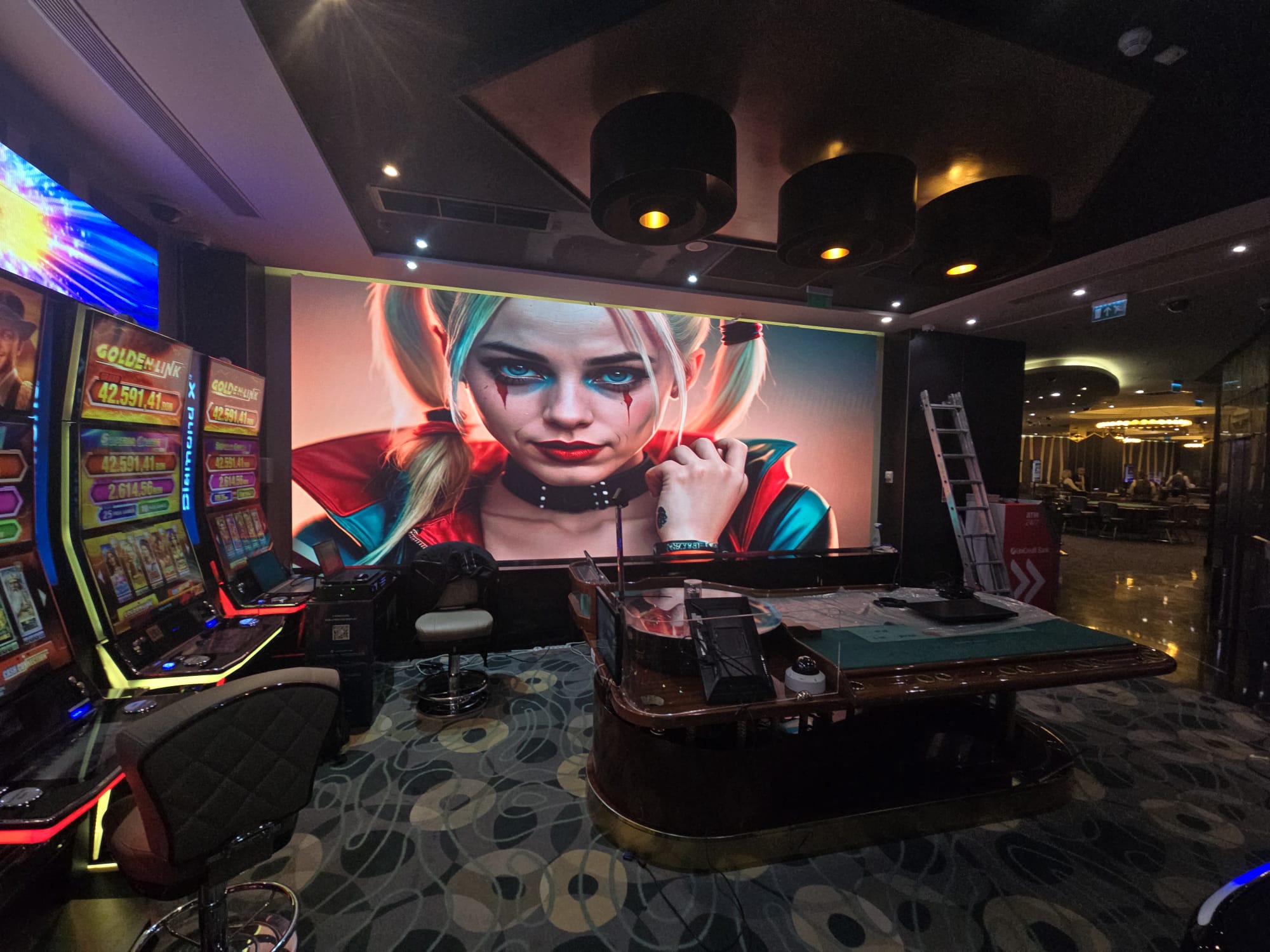 Ecran LED casino